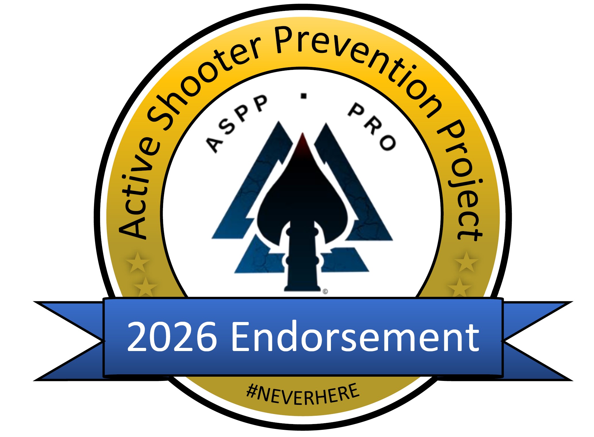 Active Shooter Prevention Project 2026 endorsement seal, as displayed on the CRLT site.
